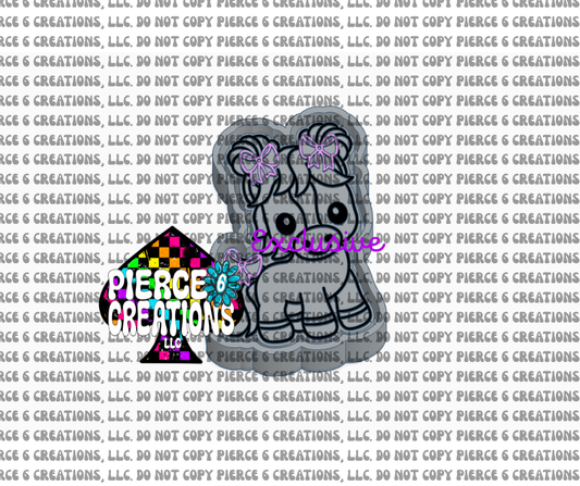 Pony with Bows Mold
