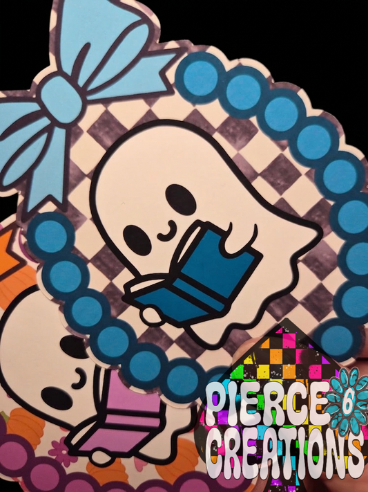 Reading Ghost Frame Cardstock