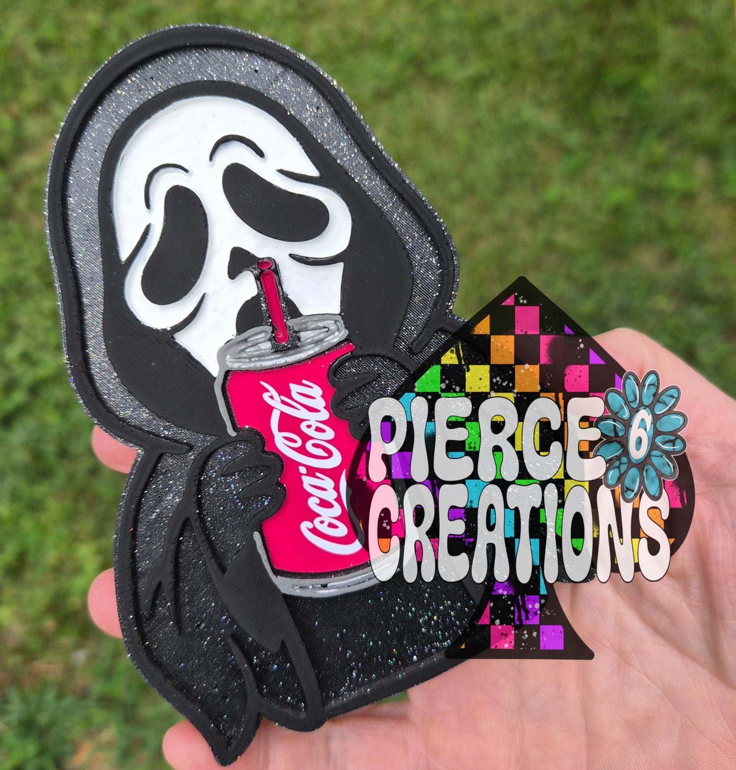 Ghost with Can Freshie