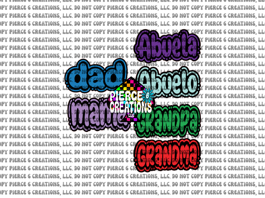 Doodle Font Name Molds