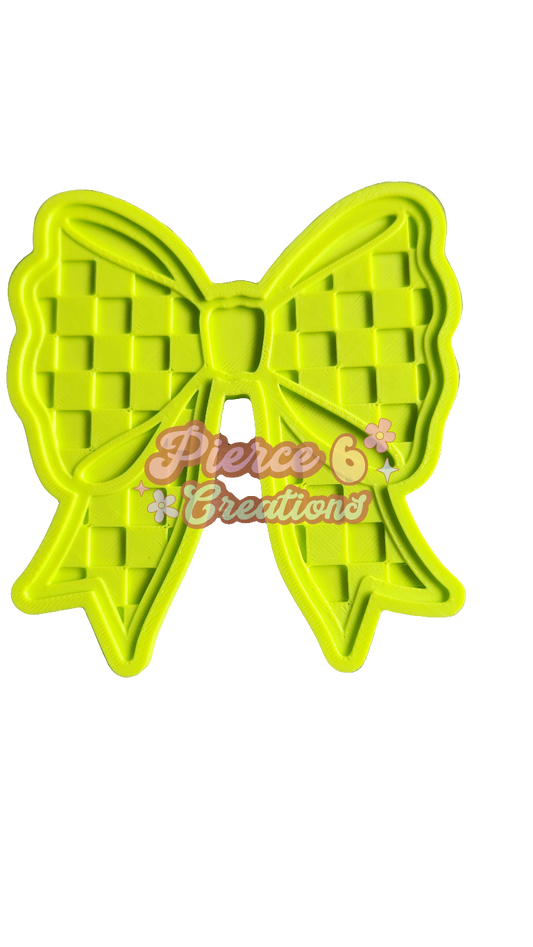 Checkered Bow Insert