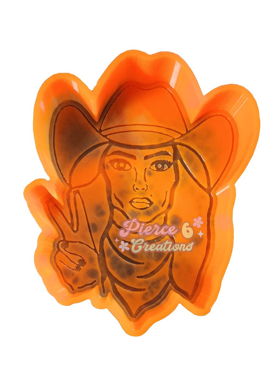 Peace Cowgirl Mold