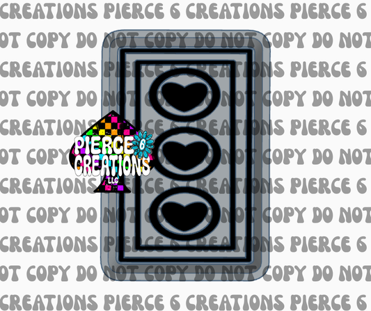 HEART STOP LIGHT MOLD