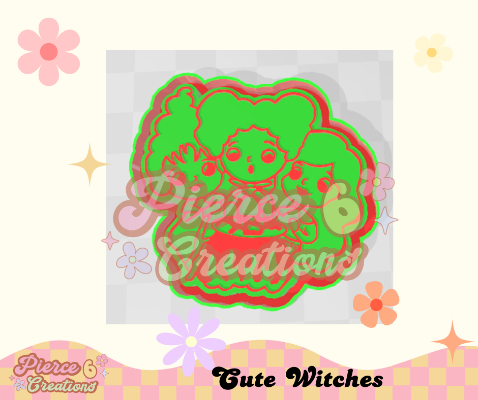 CUTE WITCHES MOLD