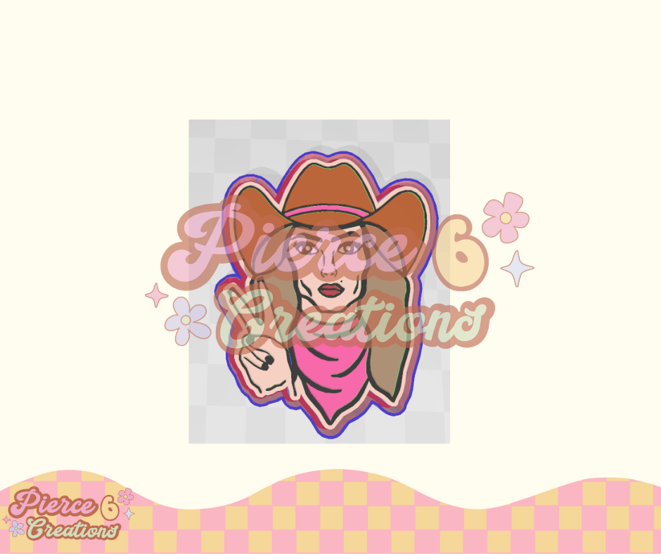 Peace Cowgirl Mold