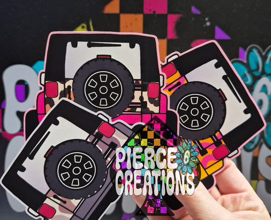 J-e-e-p Back Cardstock