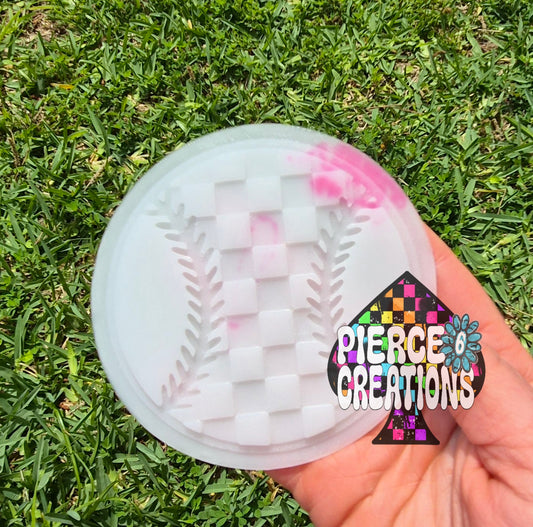 Checkered Baseball/Softball Circle Insert